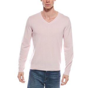 Mette Mens  Cashmere V-Neck Sweater, Pink